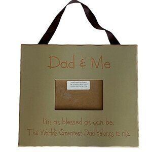 The Worlds Greatest Dad Large Wooden Picture Frame